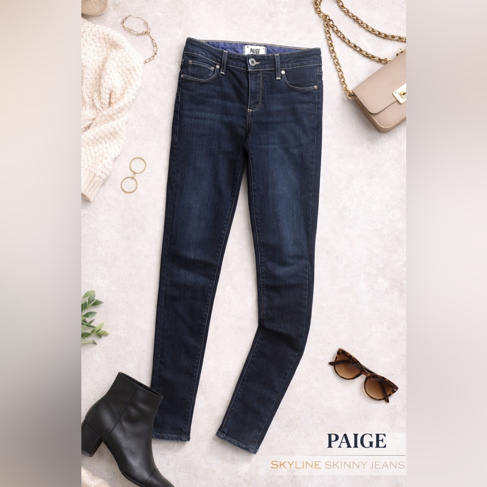 Paige Dark Blue Women's Jeans
